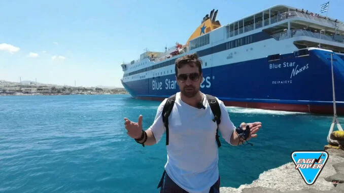 blue star naxos,engine power