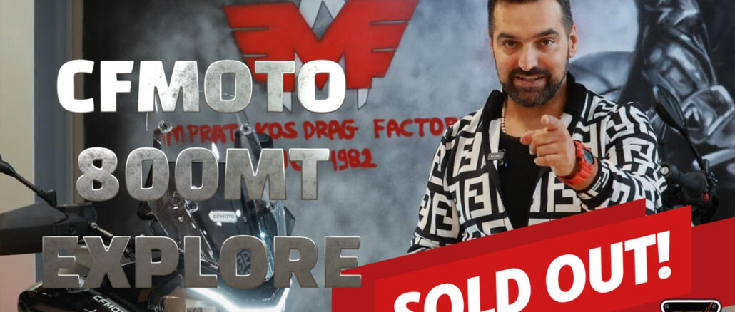 CFMoto -800MT- Explore- Edition-ston-Mpratakos- Drag- Factory-engine-power