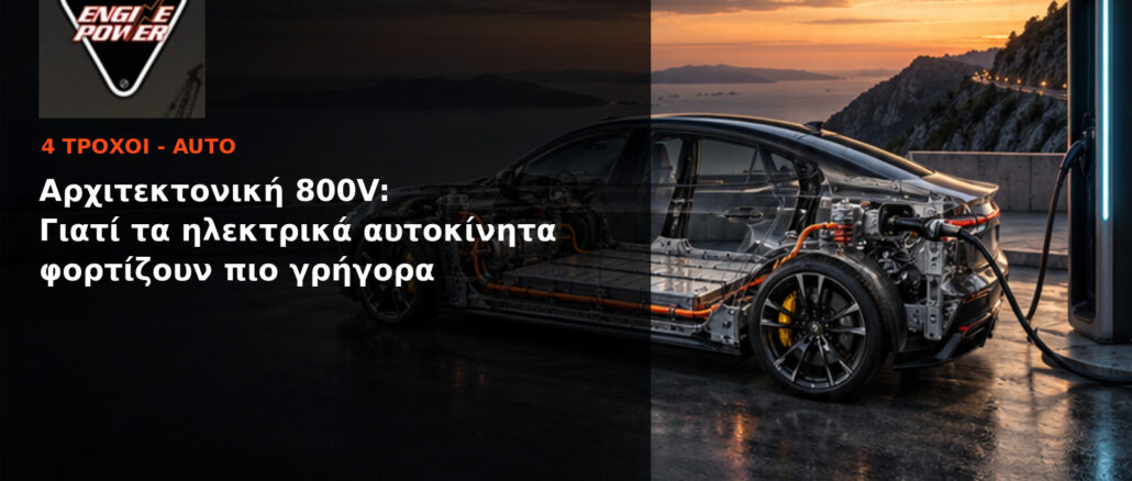 Αρχιτεκτονική 800V: Γιατί τα ηλεκτρικά αυτοκίνητα φορτίζουν πιο γρήγορα | Engine Power Αρχιτεκτονική 800V: Γιατί τα ηλεκτρικά αυτοκίνητα φορτίζουν πιο γρήγορα | Engine Power