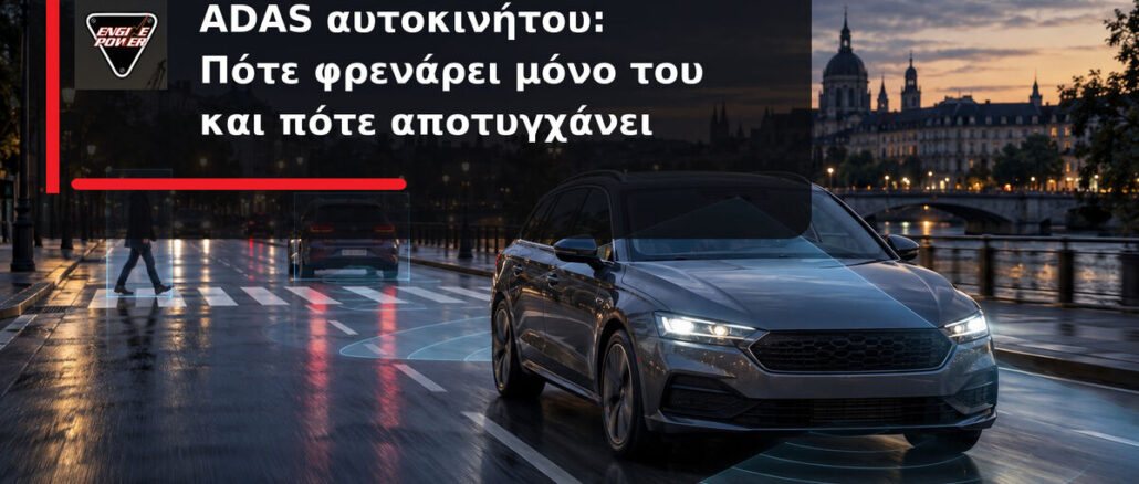 ADAS αυτοκινήτου: Πότε φρενάρει μόνο του και πότε αποτυγχάνει | Engine Power