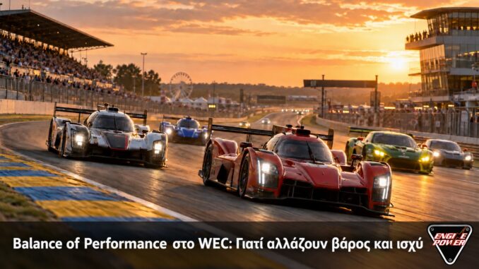 Balance of Performance στο WEC: Γιατί αλλάζουν βάρος και ισχύ | Engine Power