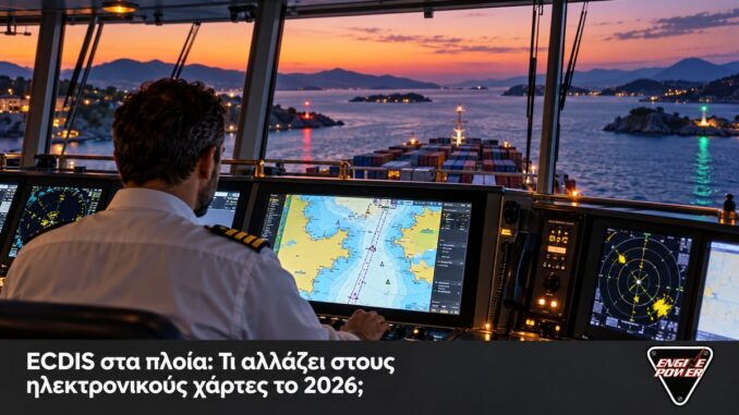 ECDIS στα πλοία: Τι αλλάζει στους ηλεκτρονικούς χάρτες το 2026; | Engine Power