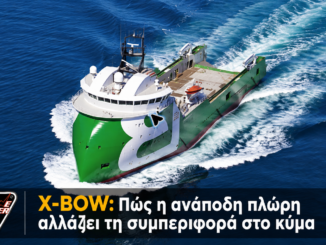 Bourbon Orca με πλώρη X-BOW στη θάλασσα. X-BOW: Πώς η ανάποδη πλώρη αλλάζει τη συμπεριφορά στο κύμα | Engine Power
