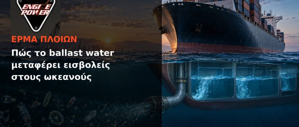 Έρμα πλοίων: Πώς το ballast water μεταφέρει εισβολείς στους ωκεανούς | Engine Power