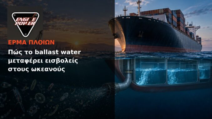 Έρμα πλοίων: Πώς το ballast water μεταφέρει εισβολείς στους ωκεανούς | Engine Power