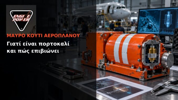 Μαύρο κουτί αεροπλάνου: Γιατί είναι πορτοκαλί και πώς επιβιώνει | Engine Power