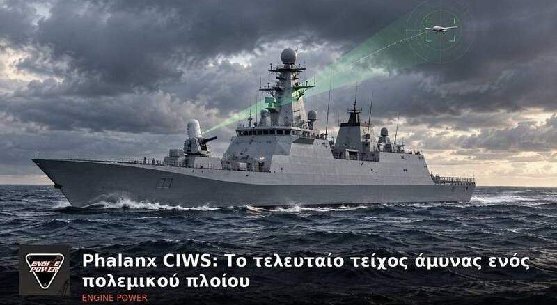 Phalanx CIWS: Το τελευταίο τείχος άμυνας ενός πολεμικού πλοίου | Engine Power