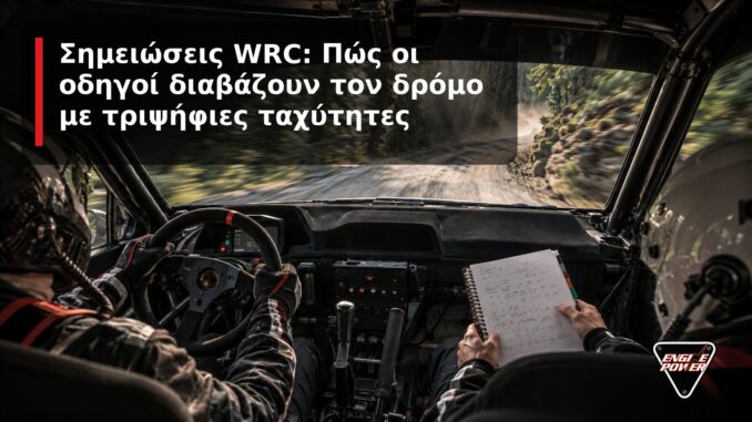 Σημειώσεις WRC: Πώς οι οδηγοί διαβάζουν τον δρόμο με τριψήφιες ταχύτητες | Engine Power