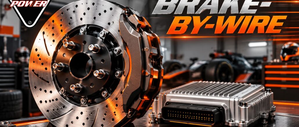 Brake-by-wire: εννοιολογική απεικόνιση φρένου και ηλεκτρονικού ελέγχου