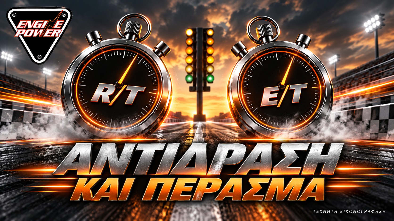 Drag racing: σύγκριση χρόνου αντίδρασης και χρόνου διαδρομής