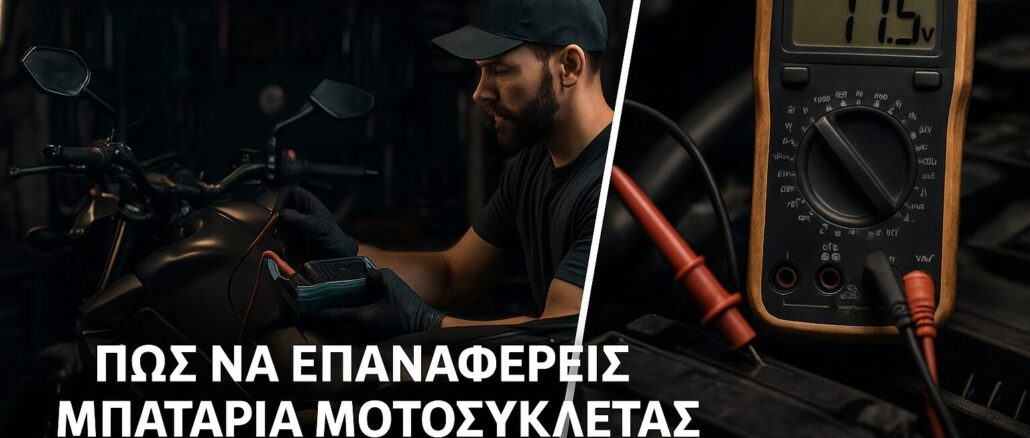 Πώς επαναφέρεις μπαταρία μοτοσυκλέτας που φαίνεται νεκρή