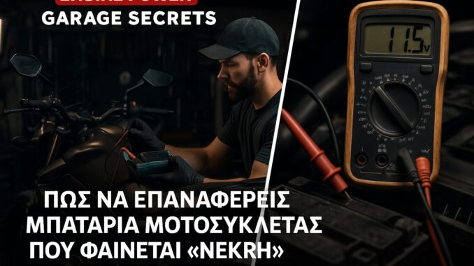Πώς επαναφέρεις μπαταρία μοτοσυκλέτας που φαίνεται νεκρή