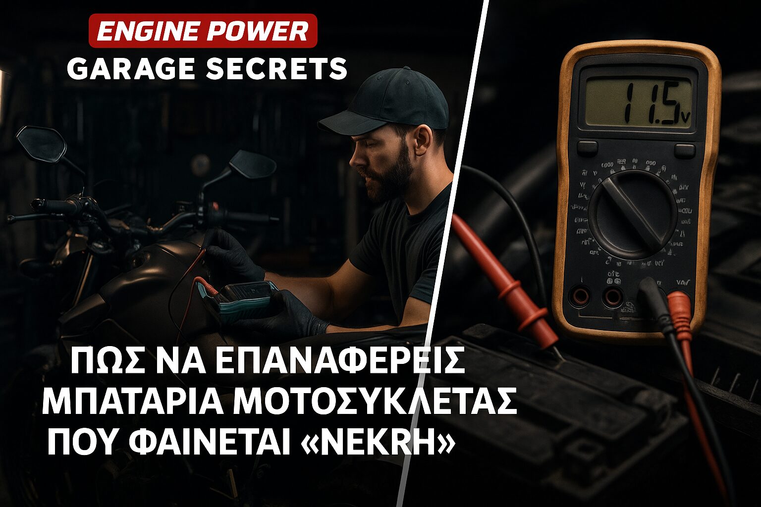 Πώς επαναφέρεις μπαταρία μοτοσυκλέτας που φαίνεται νεκρή
