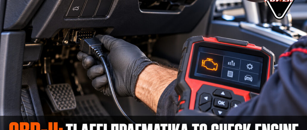 Διαγνωστικός έλεγχος OBD-II σε αυτοκίνητο με αναμμένη ένδειξη check engine – Engine Power