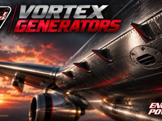 Vortex generators: ενδεικτική απεικόνιση μικρών πτερυγίων κοντά σε άνοιγμα αερισμού. — τεχνητή εικονογράφηση.