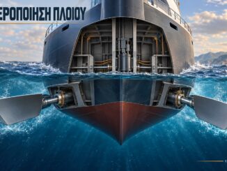 Σταθεροποιητές πλοίων: ενδεικτική τομή γάστρας με πλευρικά πτερύγια