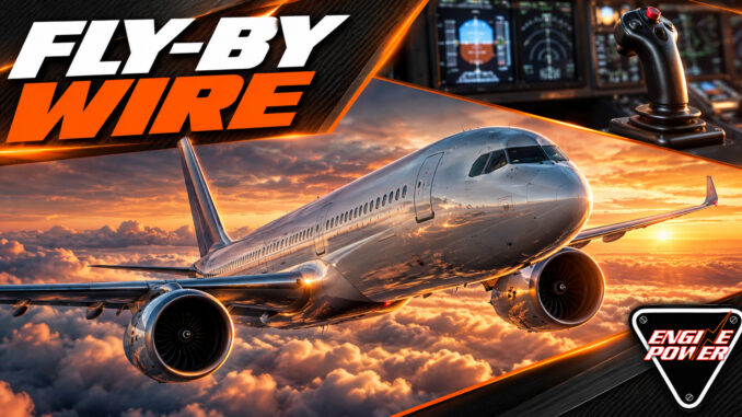 Fly-by-wire — εικαστική απεικόνιση επιβατικού αεροσκάφους και χειριστηρίου, Engine Power
