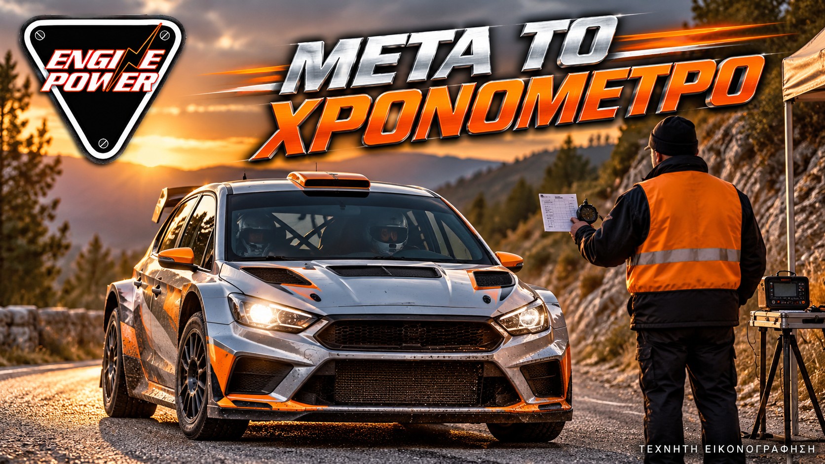 Flying finish στο WRC: διαφορά τερματισμού και stop control
