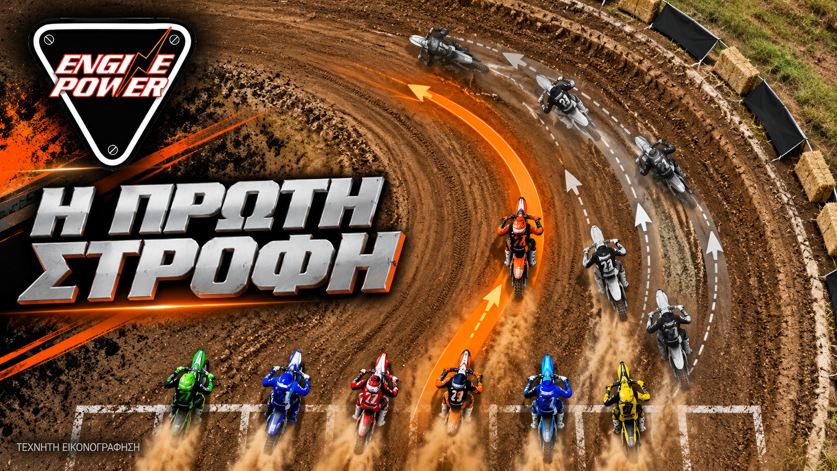 Holeshot στο motocross: η γραμμή μέτρησης στην πρώτη στροφή
