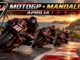 MotoGP Aprilia 1-2-3 στη Mandalika — συμβολική τεχνητή εικονογράφηση