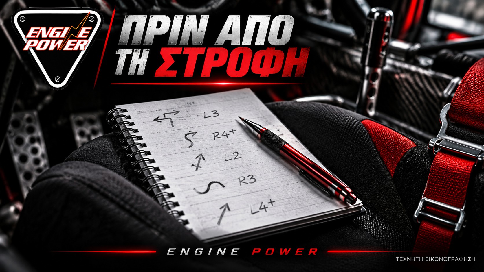 Roadbook στο WRC και η προετοιμασία πληρώματος, ενδεικτική εικονογράφηση