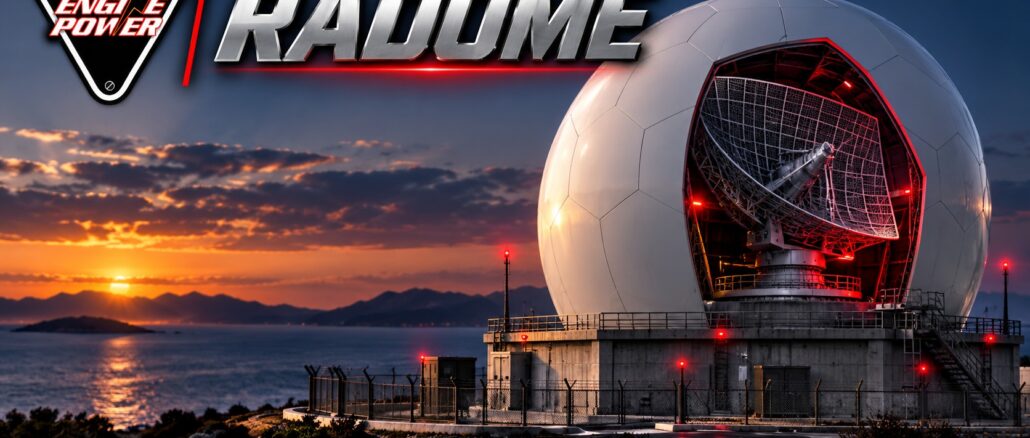 Radome που προστατεύει κεραία ραντάρ, τεχνητή εικονογράφηση