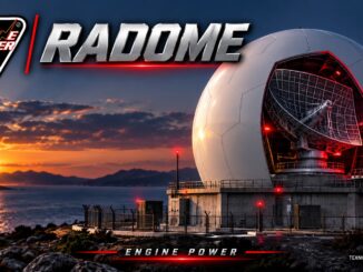 Radome που προστατεύει κεραία ραντάρ, τεχνητή εικονογράφηση