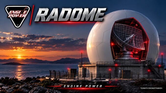 Radome που προστατεύει κεραία ραντάρ, τεχνητή εικονογράφηση
