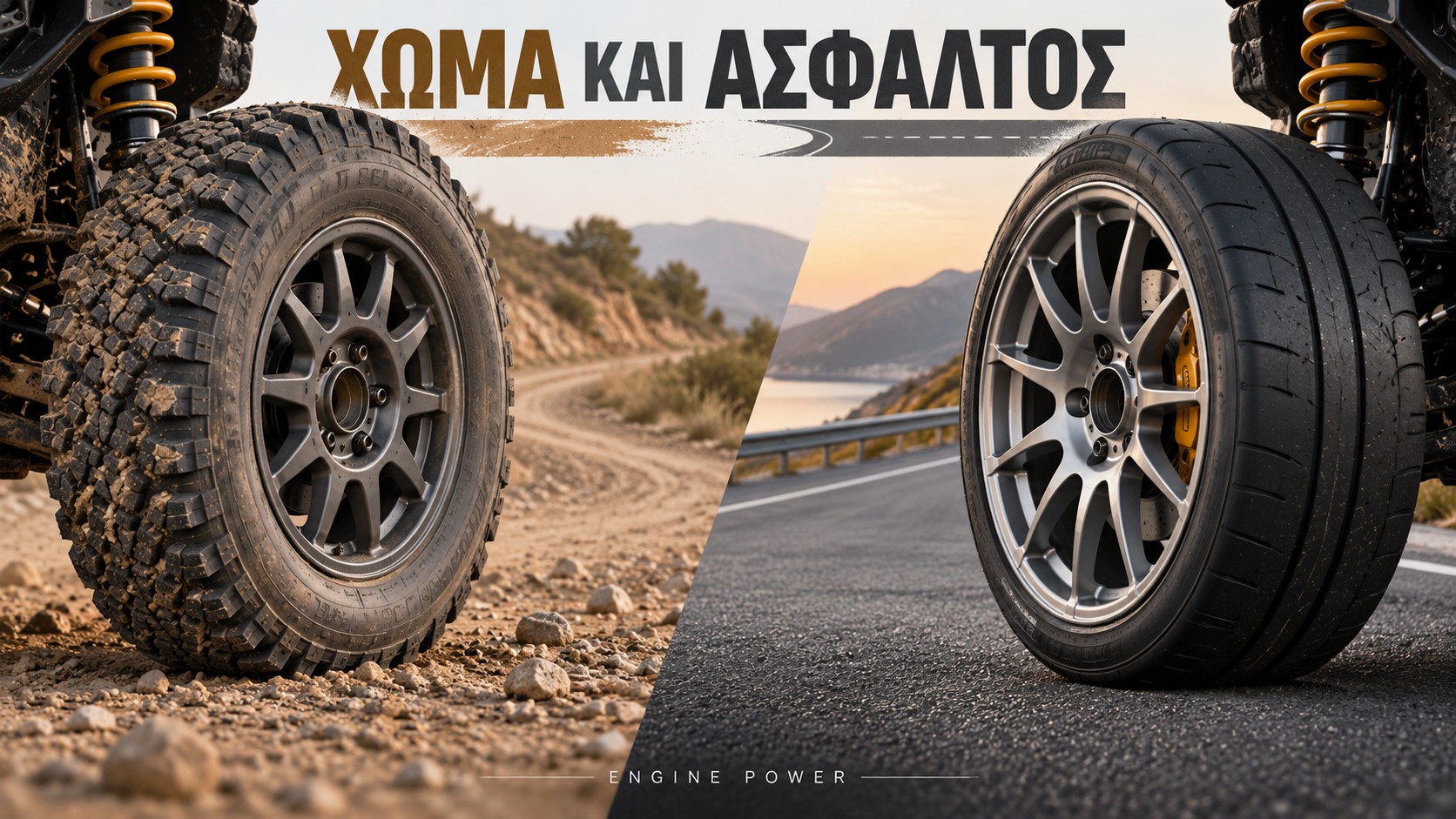 Τροχοί Rally2: μικρότερη ζάντα χώματος και μεγαλύτερη ασφάλτου