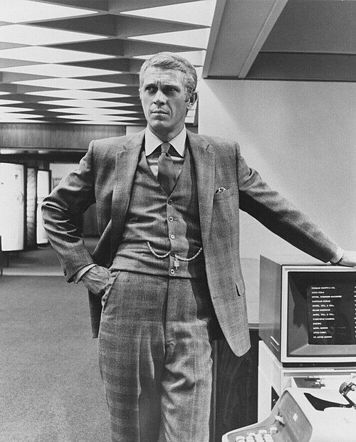 Steve McQueen: φωτογραφία δημοσιότητας του 1968