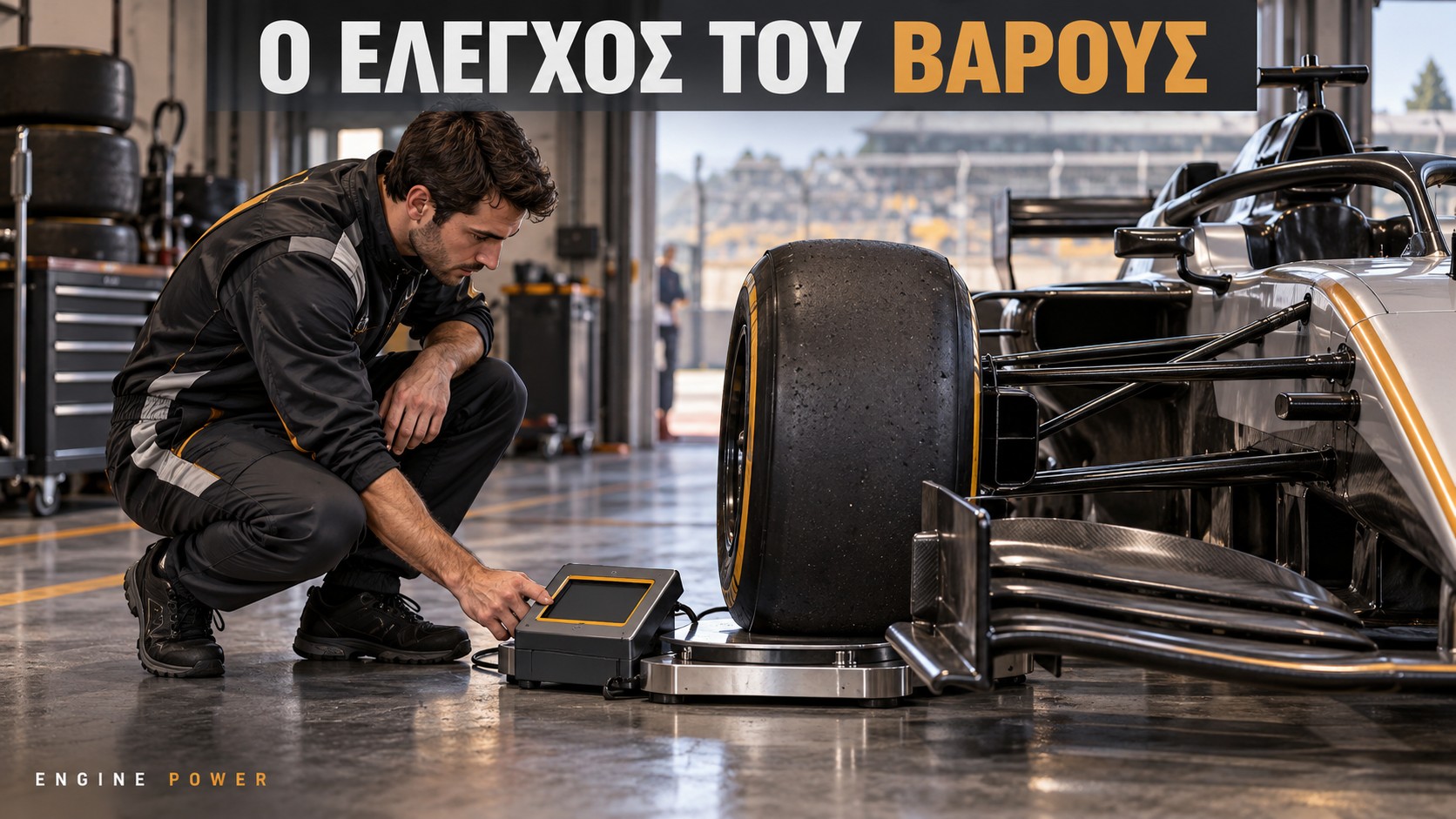 Ζύγιση F1: ενδεικτικός έλεγχος βάρους μονοθεσίου στο γκαράζ