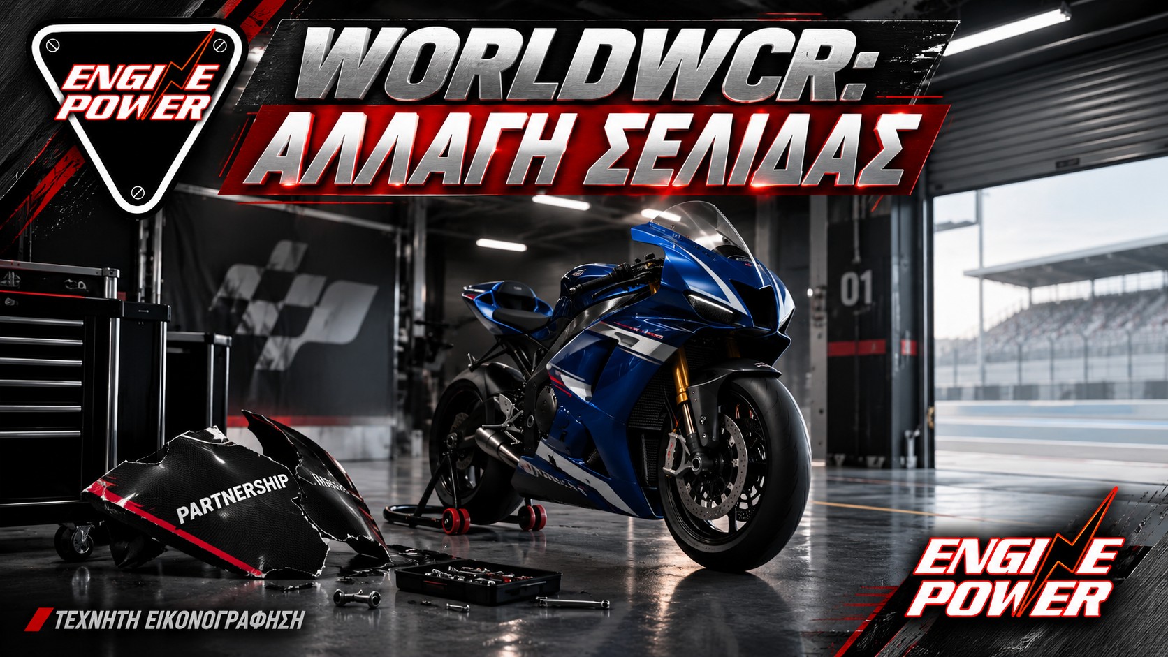 WorldWCR — τεχνητή εικονογράφηση ENGINE POWER για το WorldWCR: Τέλος εποχής για τη συνεργασία με Yamaha
